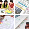 6 Pack Multi-Function Sticky Index Tabs,1800 Pieces Tiny Text Highlighter