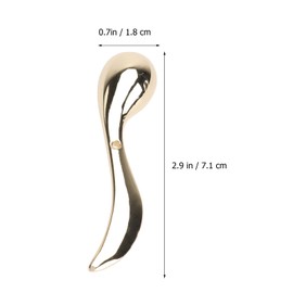 Baluue 4pcs Facial Cream Spoons Mini Massage Tools for Skincare Practical Eye Cream Scoops for Mixing and Applying Moisturizers and Lotions Random Colors