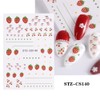 DUOLEIMI Nail Stickers, Flower Tulip, Nail Stickers, 6 Pieces, Nail
