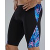 TYR Men's Standard Durafast Elite Solid Jammer Swimsuit, Navy/Pink Crystalized,