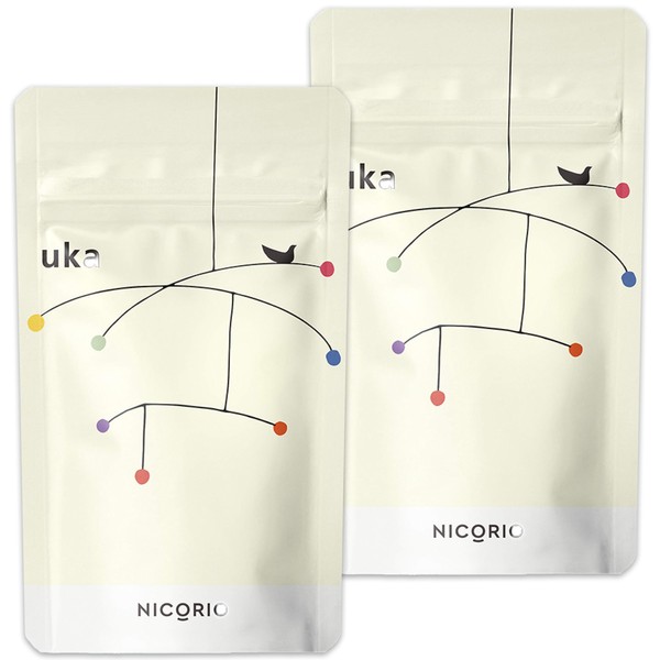 NICORIO uka ウーカ 酵素サプリ [ 酵素 麹菌 サプリメント 菌活 レジスタントプロテイン ]2袋