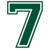 Applicable Pun Varsity Number 7 - Vinyl Decal - Forest