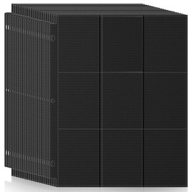 100 Pack 9 Pocket Page Protector, Trading Card Sleeves Pages Baseball for 3 Ring Binder Hold 1800 Cards, Sheets Standard Size Cards, Sport Game Business Cards