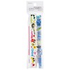 Skater Chopsticks and Case Set for Adults, Antibacterial, 7.1 in