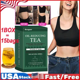 Unbranded Oil-Reducing Tea-10 Herbal with Excellent Formula, Oil Cleansing Tea for Liver