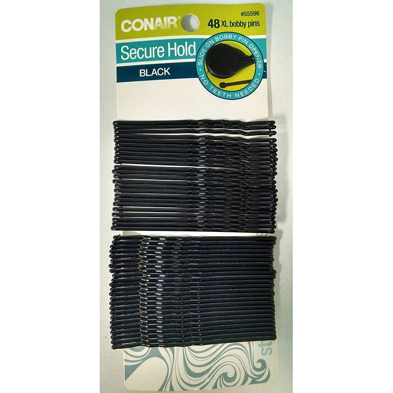 Conair Xtra Long Black Bobby Pins