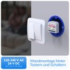 Freedompro Trockenkontaktmodul Mini SW0702-E, WiFi Smart 2-Kanal Schalter, Hausautomation, Kompatibel