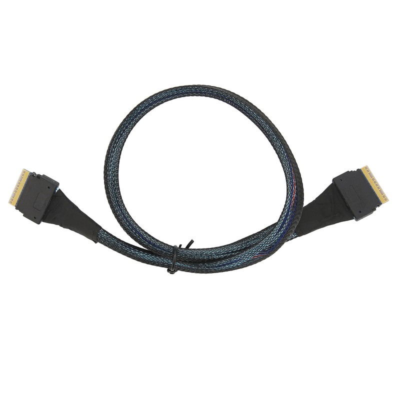 Data Transmission Cable Slim SAS SFF‑8654 8i to SFF‑8654 8i