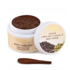 BodyHerbals Exfoliate - De -Tan Natural Coffee Olive Vitamin E Body scrub I Paraben & SLS free(125 gms)