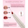 Rose Pink Matte Lip Liner, Waterproof Lip Liner Pencil, Women