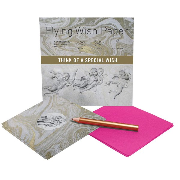 Flying Wish Paper - Think of A Special Wish -