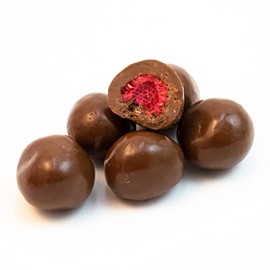 4finespirits - Gefriergetrocknete Himbeeren in Vollmilchschokolade 500g - Feinste ausgesuchte Himbeeren in einem Mantel aus Vollmilch Schoki, ideal zum Genießen oder verschenken.