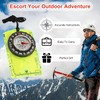 Navigation Compass, Orienteering Compass, Multifunctional Magnetic Hiking Compass with Adjustable