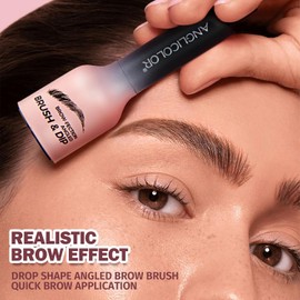 Eyebrow Pencil, Hair Drawing, Microblading Eyebrow Pencil, Waterproof, Long-Lasting, 3D Eyebrow Pencil, Angled Eyebrow Brush, Can Easily Natural Superfine Eyebrow Colour (05)