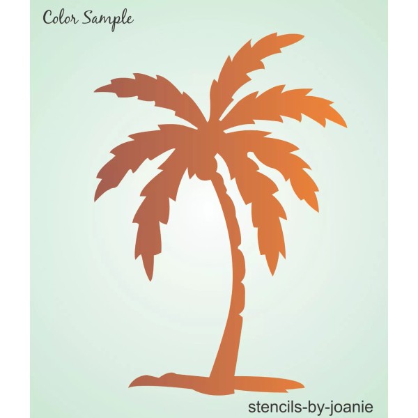 Stencils by Joanie Joanie Stencil 12" tall Coconut Palm Date