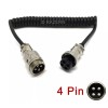 Workman 4 foot 4-Pin CB Radio Microphone Extension Cord Cable