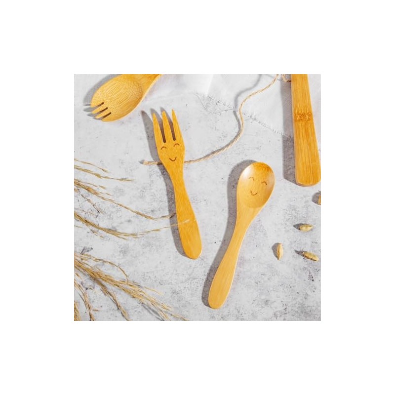 Sass & Belle Kids' Bamboo Cutlery - Set of 2