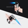 Blow Torch Refillable Buatne Torch Lighter Windproof Blue Flame Lighters