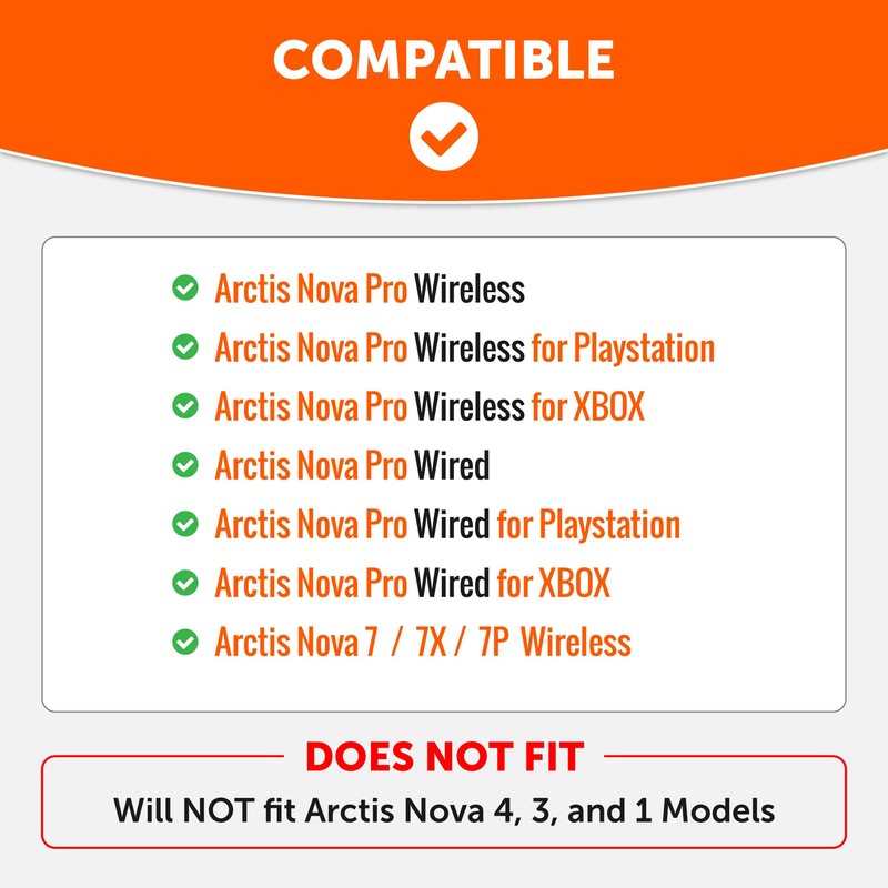 WC Side Speaker Plates for Arctis Nova Headsets, Made by
