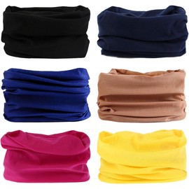 Neck Gaiter Face Mask Men Women,Seamless Bandana Rave Face Cover Scarf Mask,Balaclava,Headband, Head Wrap,Headwear - Color: A-women Solid 1