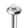 sourcing map M6x90mm Phillips Head Screws Furniture Bolts 60mm Thread