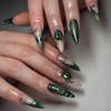 MISUD Press on Nails - Medium Stiletto Glue on Nails