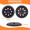 5-Inch Sander Replacement Pad, Universal Hook and Loop Orbital Sander