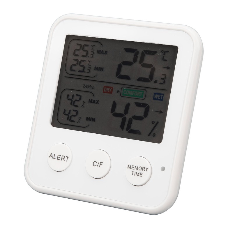 LCD Digital Display Thermometer Hygrometer Temperature Humidity Meter Gauge Hygrothermograph
