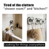 Ptrin Suction Cup Hooks for Shower,Heavy Duty Towel Hooks,Perfect for