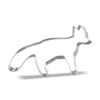 Fox Cookie Cutter - 5.5 x 3.2 inch - Stainless