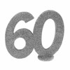 Santex 60 Years Silver Vertical Birthday Number 4752-60
