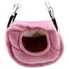 Windproof Warm Parrot Nest Plush Hammock Hanging Swing Bed Cave