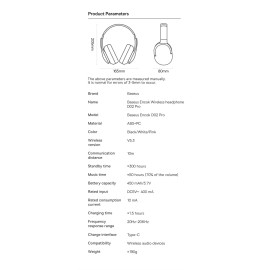 D02 Baseus D02 Pro Wireless Headphones Sport Bluetooth 5.3 Earphone Handsfree