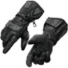 Milwaukee Leather SH717 Men's Black Leather Racing Gauntlet Gloves w/Knuckle