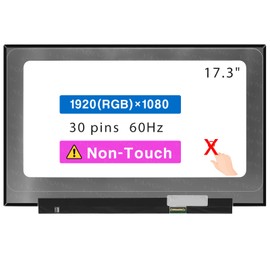 17.3" Screen Replacement for HP 17-CP 17Z-CP 17Z-CP000 17Z-CP100 17Z-CP200 17Z-CP300 17-CP0013DX 17-CP0700DX LCD Display Panel 30 pins 60 Hz (FHD 1920(RGB)×1080 Non-Touch)