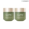 Kim Jeong Moon Aloe [김정문알로에][1+1] 큐어 2X크림 (총2개)(+증정 2x미니1) [Kim