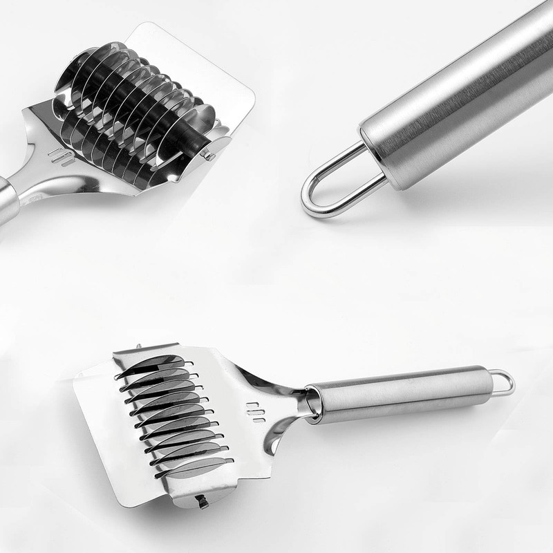 Pasta Noodle Cutter,High Grade Stainless Steel Pasta Spaghetti Maker Noodle