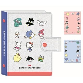 Cami 307365 Sanrio Characters Sticker Binder Sanrio Sheet Sealing Pad File Organizer Sticker Stationery Miscellaneous Goods