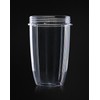 QWORK® 24OZ Juicer Cups Compatible with Nutribullet 600W 900W Blenders,