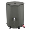 Doppy 53 Gallon Collapsible Rain Barrel, Portable PVC Rainwater Collection