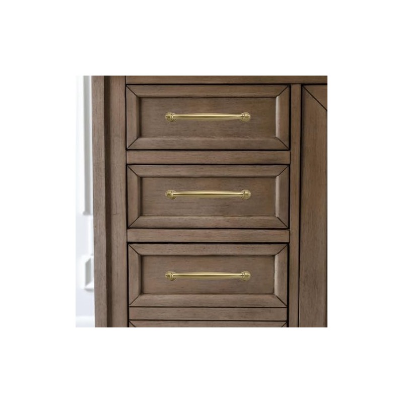 khtumeware 10 Pack 8 Inch(203mm) Champagne Bronze Cabinet Pulls Champagne