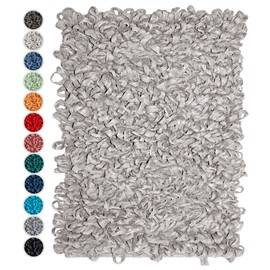 Lashuma Bath Mat Beige - Grey Soft Bath Mat 50 x 70 cm