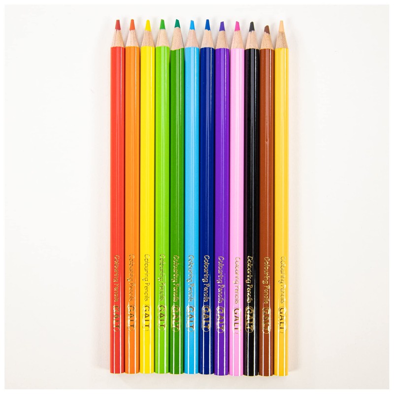 Galt Toys, 12 Colouring Pencils, Kids Colouring Pencils, Ages 4