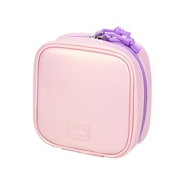 MOTTERU MOT-GPOUCH02 sofumo Mashikaku Pouch, Storage, Cosmetic Pouch, Mini Pouch, Cosmetics, Square, Gadget Pouch, Travel, pink lilac
