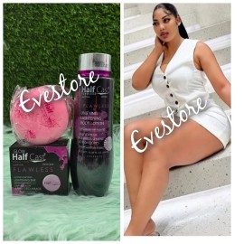 half cast Glow Flawless Unifying Lightening Lotion, Soap