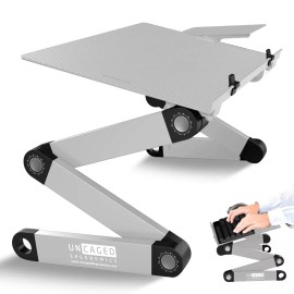 Uncaged Ergonomics WORKEZ KEYBOARD TRAY adjustable height computer stand on desk riser holder tilt