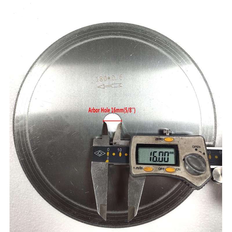 ILOVETOOL 7 inch Thin Edge Wet Diamond Blade Disc Lapidary