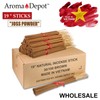 19'' Inch Long Jumbo 150 Unscented Sticks Five Bundles 100%