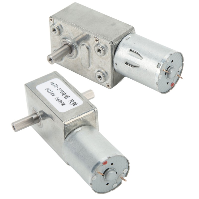 DC24V Double Shaft Worm Gear Motor 4632‑370 High Accuracy Speed