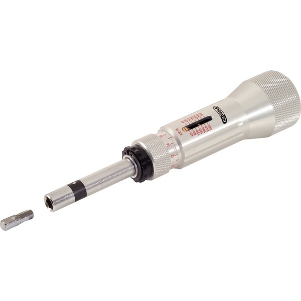 KS TOOLS 516.3235 1/4" ESD Torque Screwdriver with Micrometer Scale, 40-300cNm, one size, Clear
